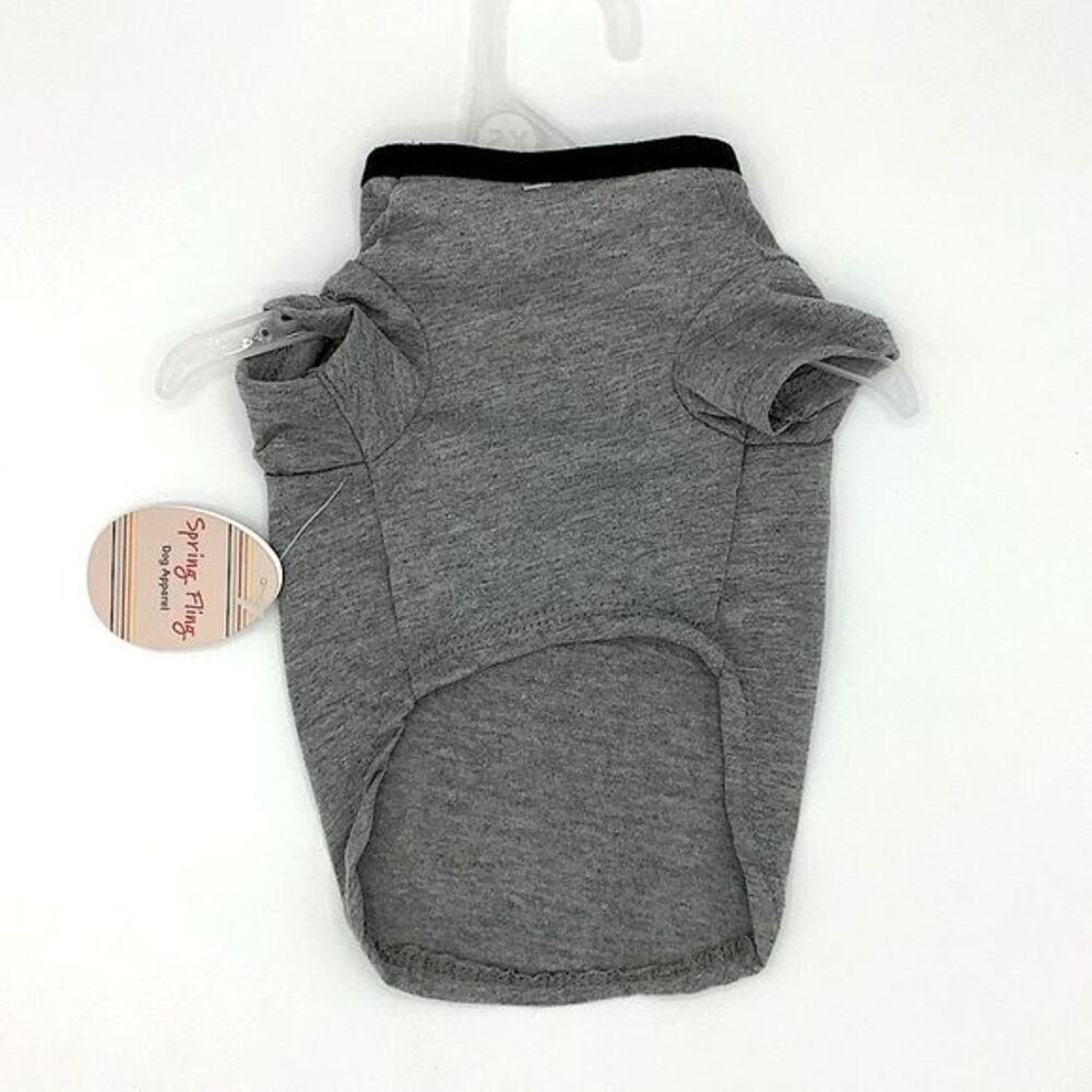 Simply Wag Bunny Graphic Pet Shirt XS – “All The Bunnies Love Me” Gray - Picture 2 of 2